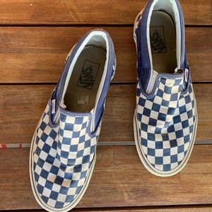 Vans checkerboard slip on